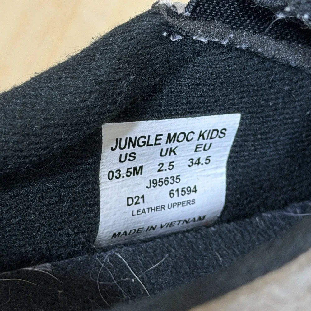 Merrell Jungle Moc Slip On Suede Shoes Kids Youth Size 3.5 Hiking Outdoor